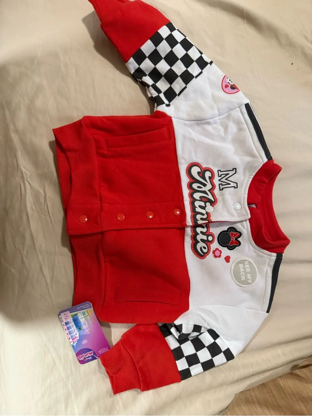 Disney Red Minnie & Daisy 'Best Friends' Graphic Sweatshirt